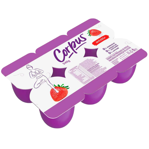 CORPUS POLPA MORANGO 540G