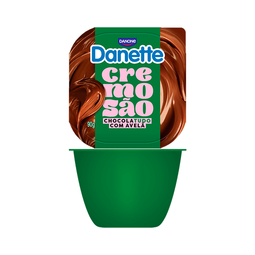 Danette Cremosão Chocolate com Avelã 90g