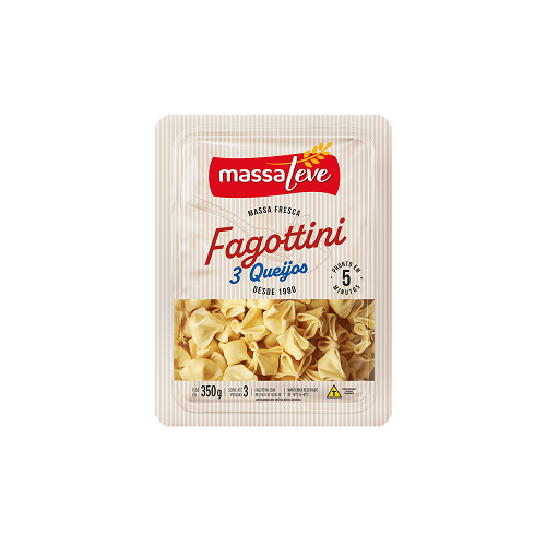 FAGOTTINI DE TRES DE QUEIJO 350G 15X1