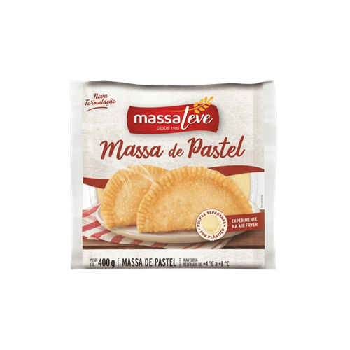 MASSA PARA PASTELAO 400 GRS MASSA LEVE