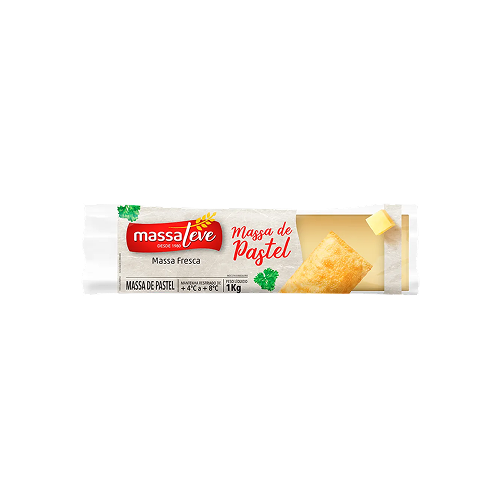MASSA PASTEL ROLO 1 KG MASSA LEVE