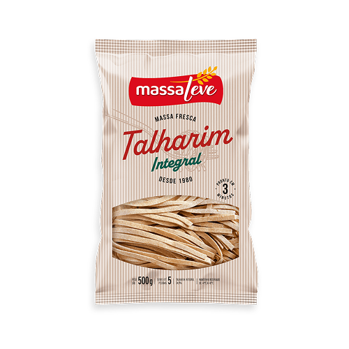 TALHARIM INTEGRAL 500 GRS MASSA LEVE