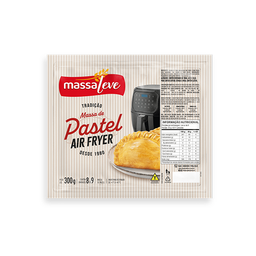 MASSA DE PASTEL AIR FRYER 300G MASSA LEVE