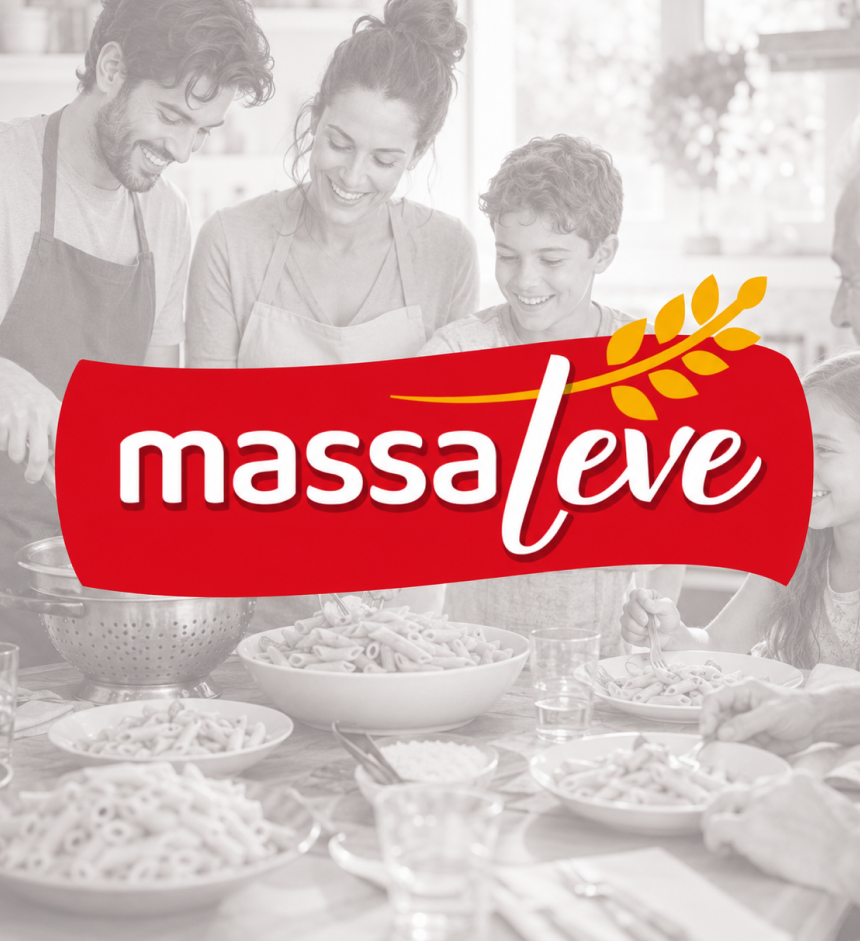 Linha de produtos da marca Massa Leve