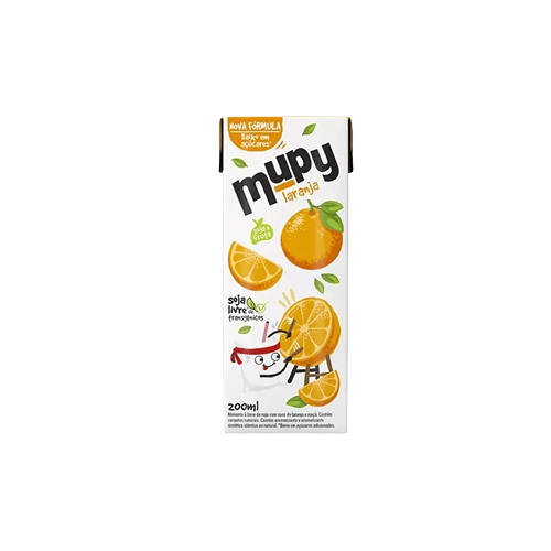 MUPY LONGA VIDA LARANJA 200ML SLIM 1X27