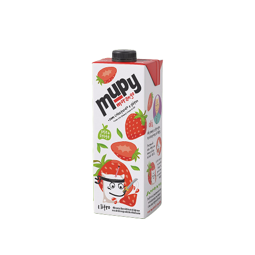 MUPY CAIXA MORANGO 1L