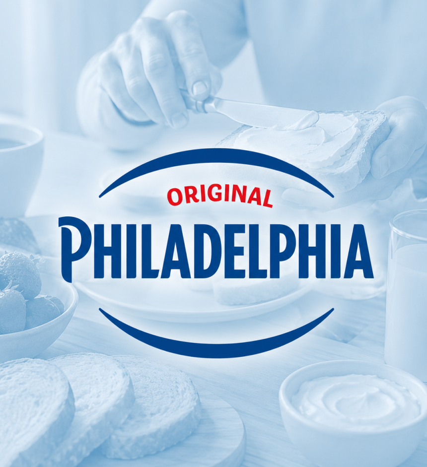 Linha de produtos da marca Philadelphia